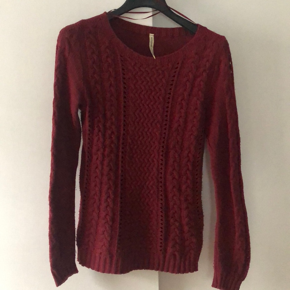 Red sweater perfect for Christmas time